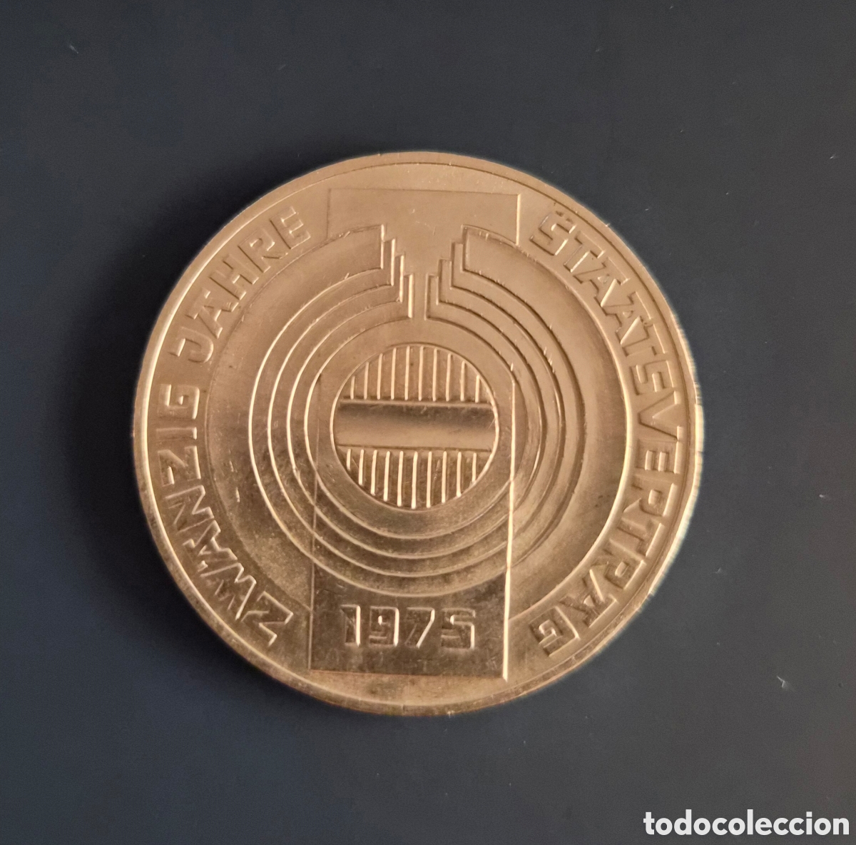 Monedas antiguas de Europa: Moneda de plata 20&deg; Aniversario del tratado del estado Austria