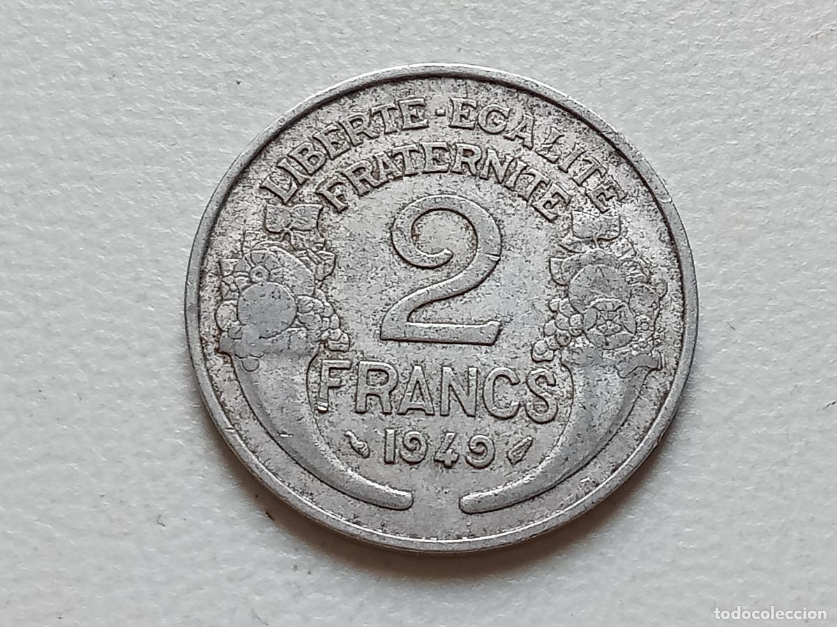 Monedas antiguas de Europa: FRANCIA 2 FRANCS 1949