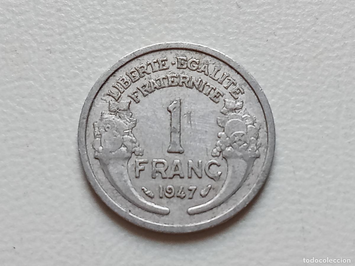 Monedas antiguas de Europa: FRANCIA 1 FRANC 1947