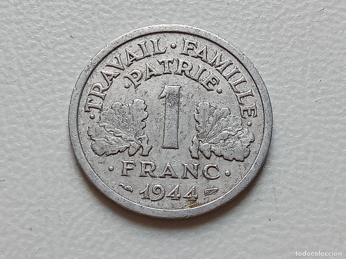 Monedas antiguas de Europa: ESTADO FRANC&Eacute;S 1 FRANC 1944 CASTELSARRASIN C