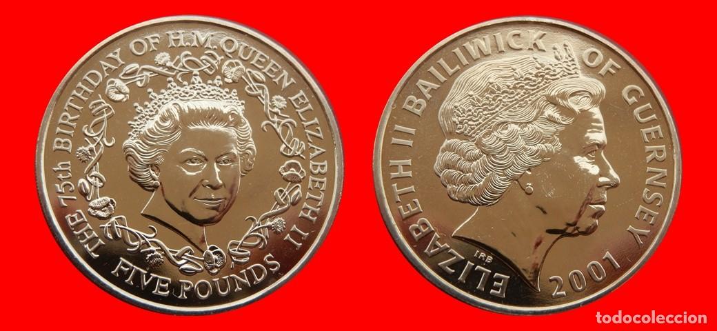 Monedas antiguas de Europa: 5 LIBRAS POUNDS 2001 SIN CIRCULAR GUERNESEY-9243SC
