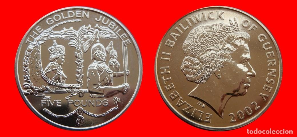 Monedas antiguas de Europa: 5 LIBRAS POUNDS 2002 SIN CIRCULAR GUERNESEY-9244SC
