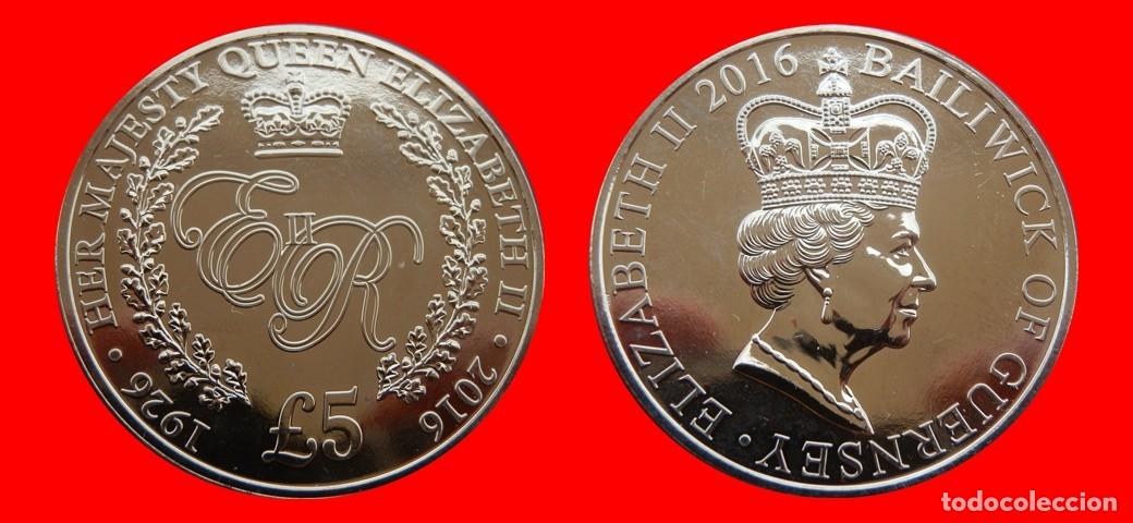 Monedas antiguas de Europa: 5 LIBRAS POUNDS 2016 SIN CIRCULAR GUERNESEY-9245SC