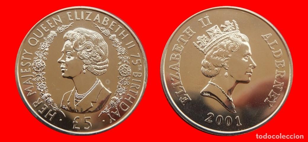 Monedas antiguas de Europa: 5 LIBRAS POUNDS 2001 SIN CIRCULAR ALDERNEY-9251SC