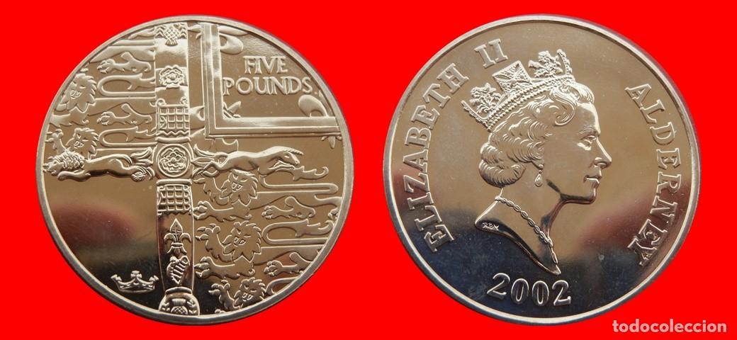 Monedas antiguas de Europa: 5 LIBRAS POUNDS 2002 SIN CIRCULAR ALDERNEY-9252SC