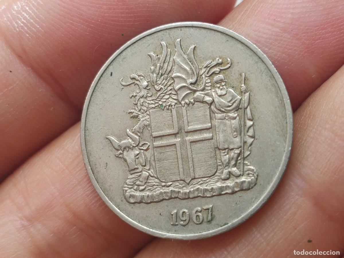 Monedas antiguas de Europa: Islandia 10 krona 1967 Iceland