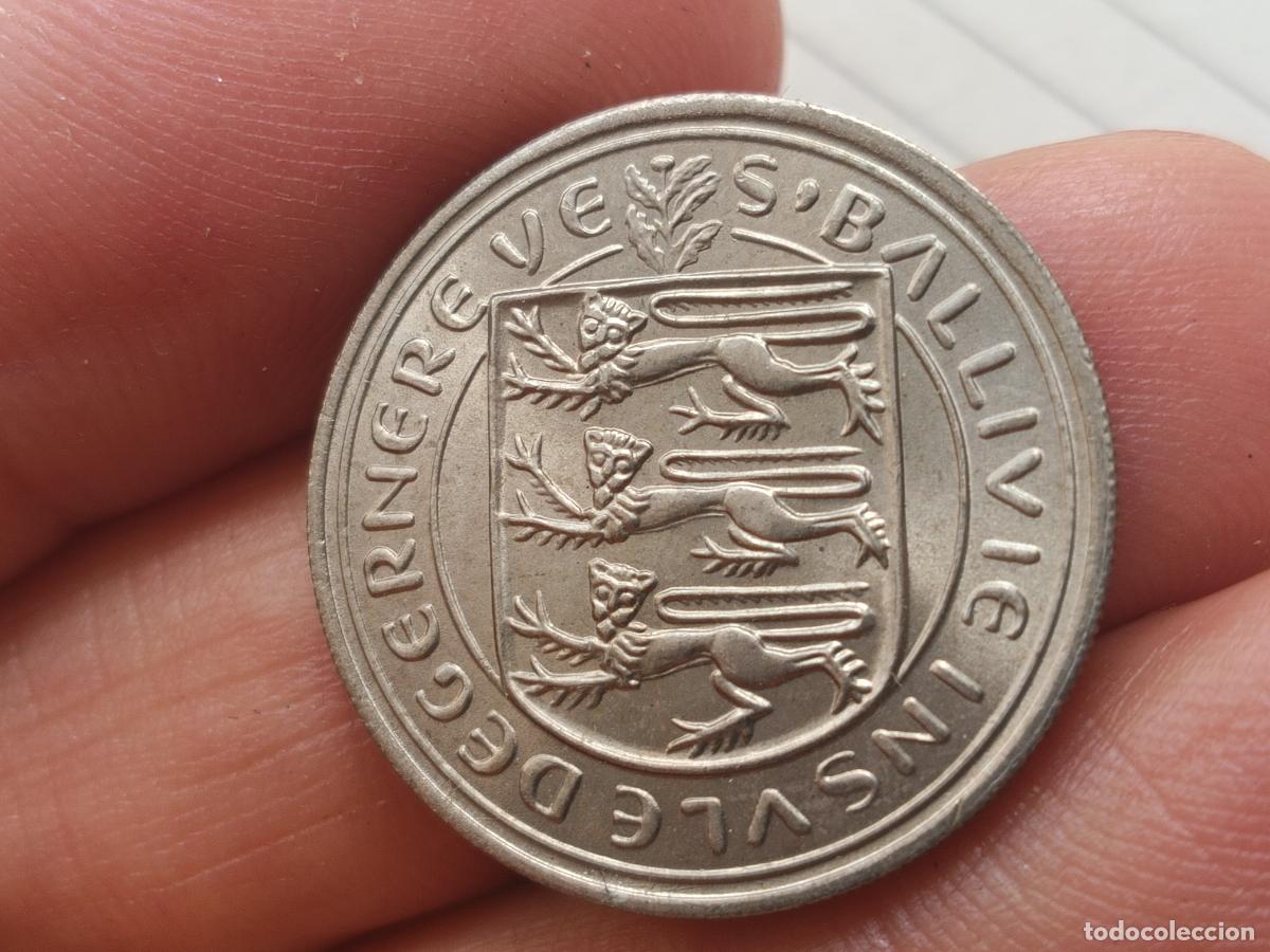 Monedas antiguas de Europa: GUERNSEY 5 NEW PENCE 1968