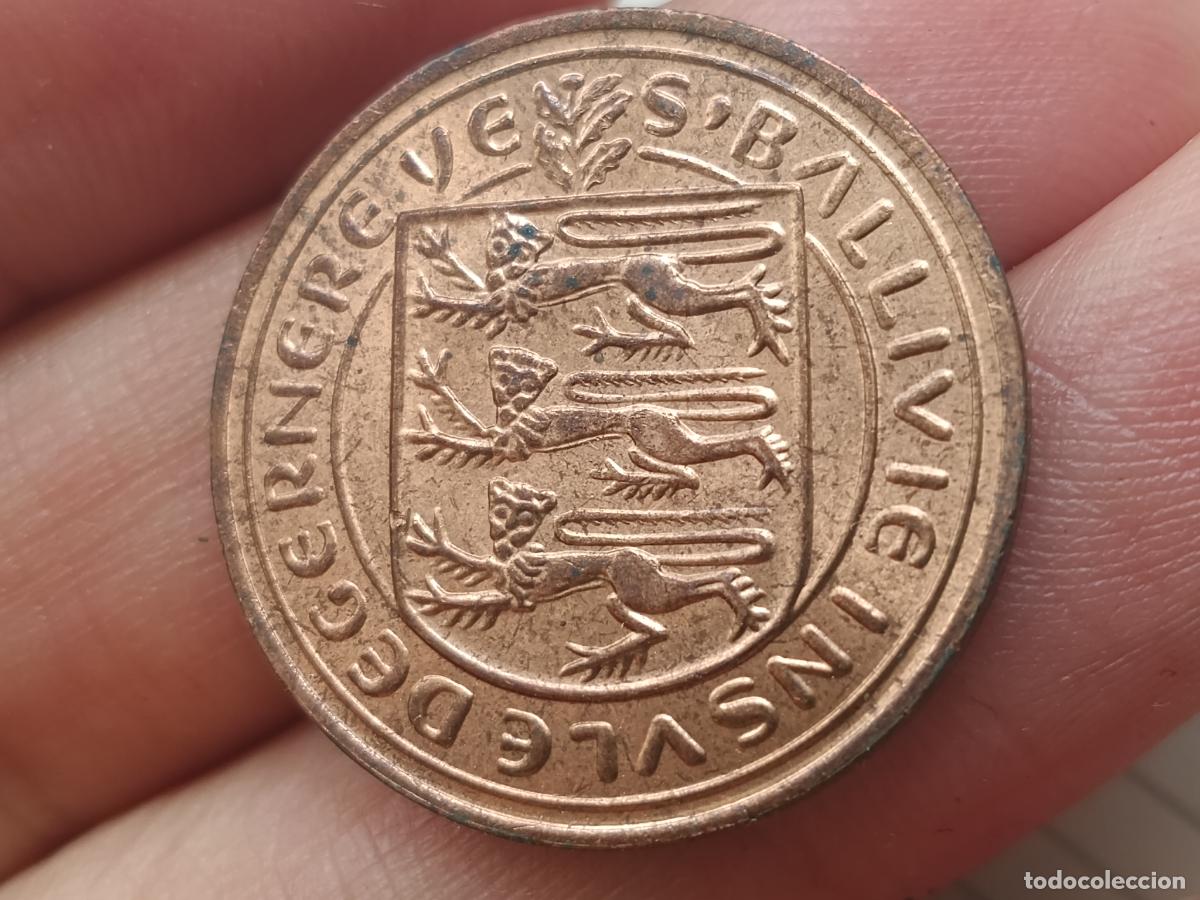 Monedas antiguas de Europa: Guernsey 2 pence 1971