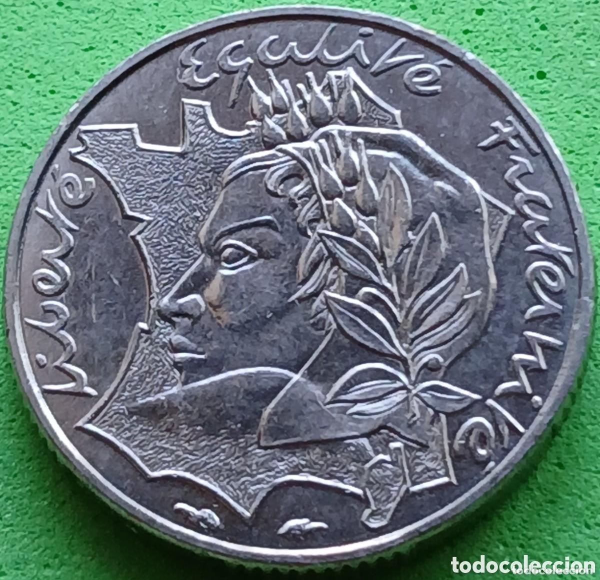Monedas antiguas de Europa: Francia 10 francos 1986