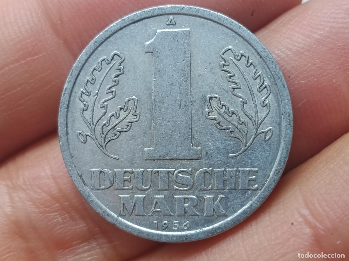 Monedas antiguas de Europa: RDA DDR ALEMANIA DEMOCRATICA 1 MARK MARCO 1956