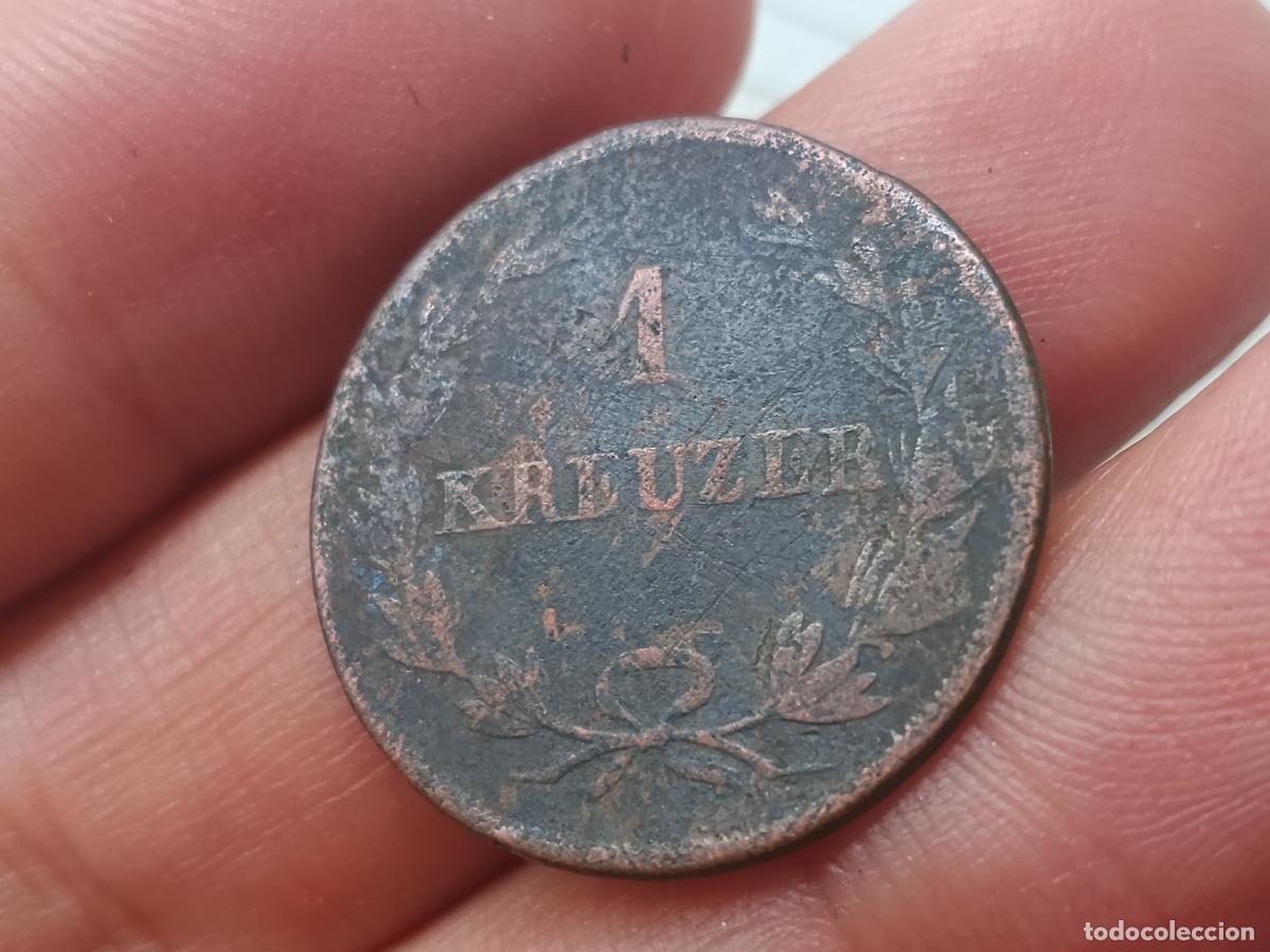 Monedas antiguas de Europa: Baden, Alemania. 1 kreuzer 1826