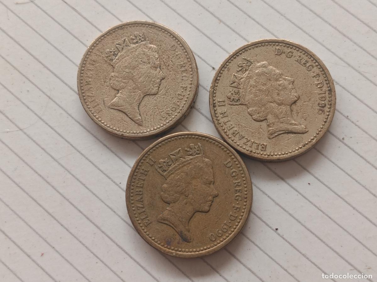 Monedas antiguas de Europa: Reino Unido. 3 libras esterlinas
