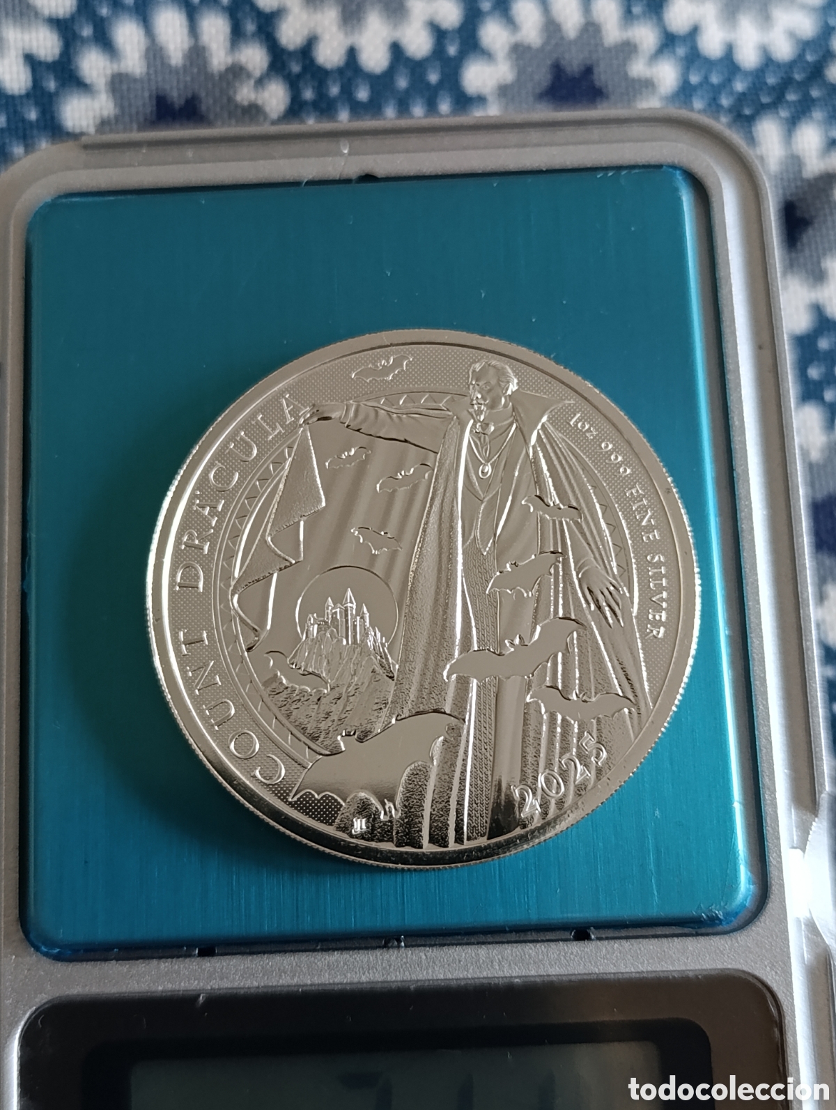 Monedas antiguas de Europa: Moneda 1 oz Plata Pura 999 &rdquo;Count Dracula&rdquo; 2025 - Serie Horror/Terror - SC/BU