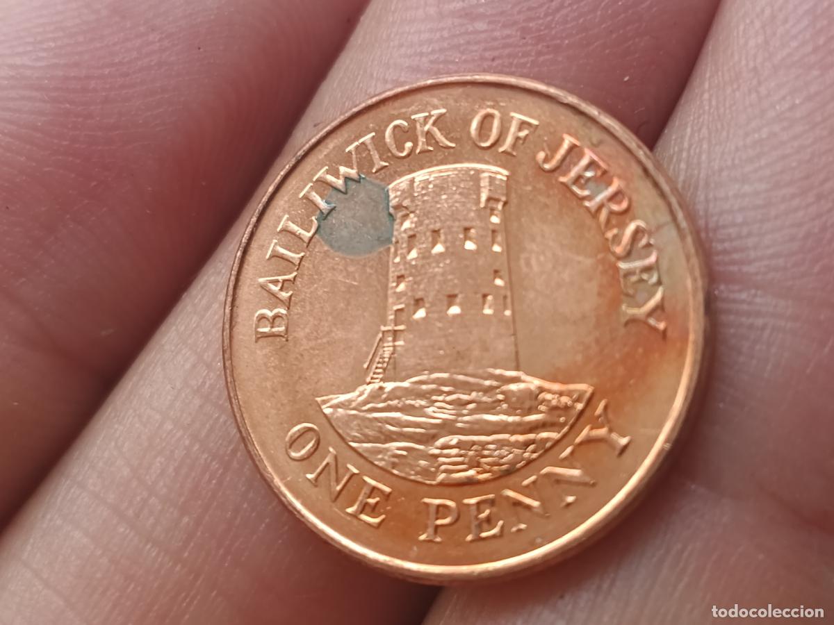 Monedas antiguas de Europa: JERSEY, REINO UNIDO 1 PENNY 1998