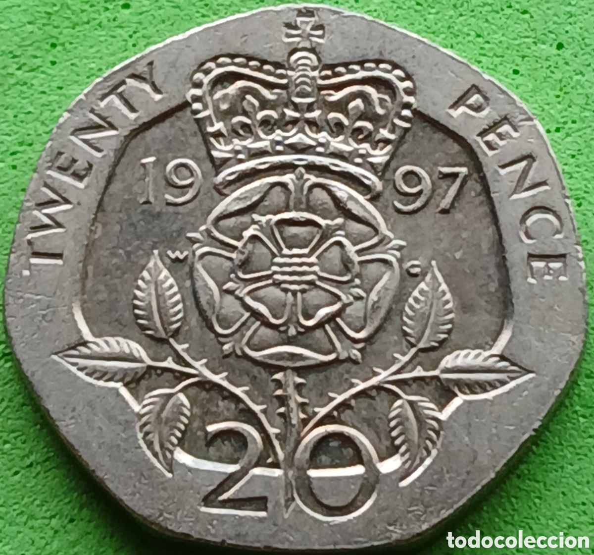 Monedas antiguas de Europa: Reino Unido 20 pence 1997 km#939