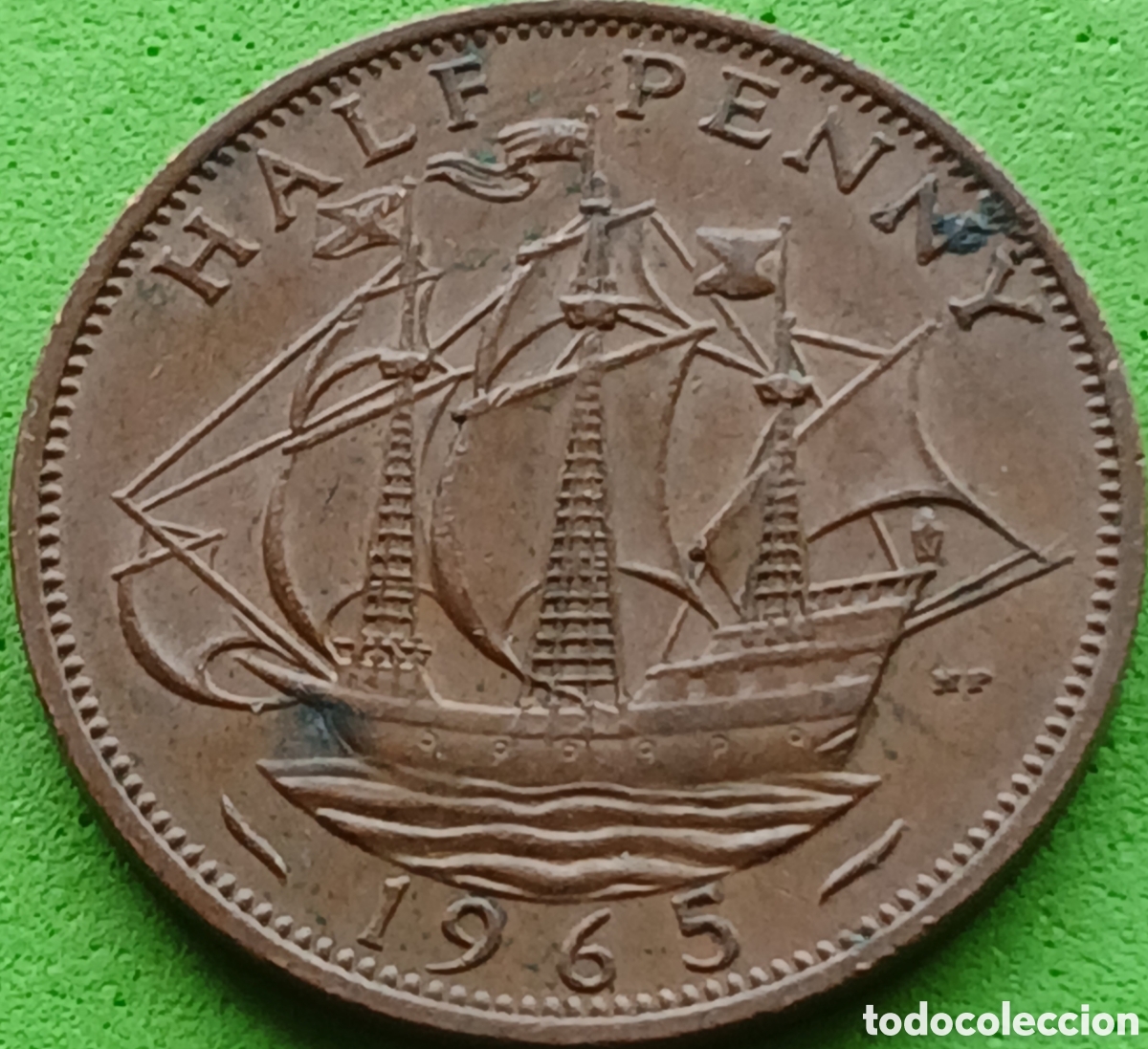 Monedas antiguas de Europa: Reino Unido half penny 1965 km#896