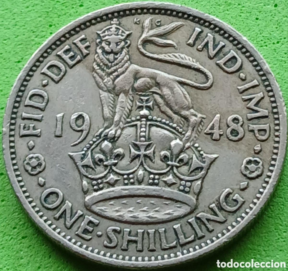 Monedas antiguas de Europa: Reino Unido one shilling 1948 km#863
