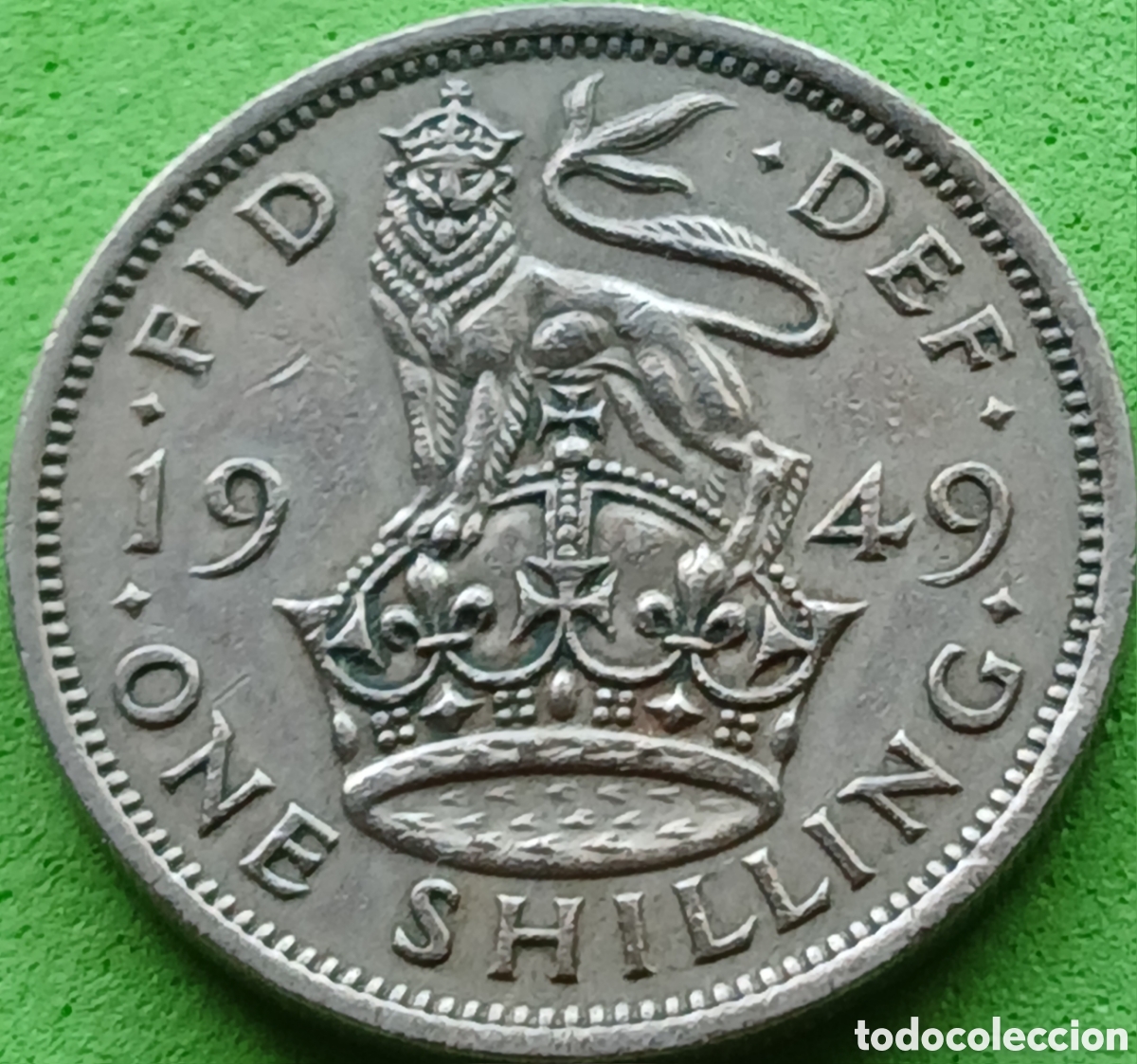 Monedas antiguas de Europa: Reino Unido one shilling 1949 km#876