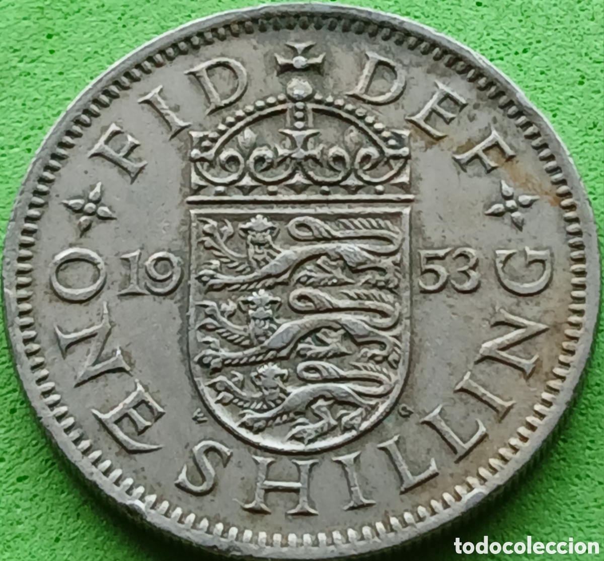 Monedas antiguas de Europa: Reino Unido one shilling 1953 km#890