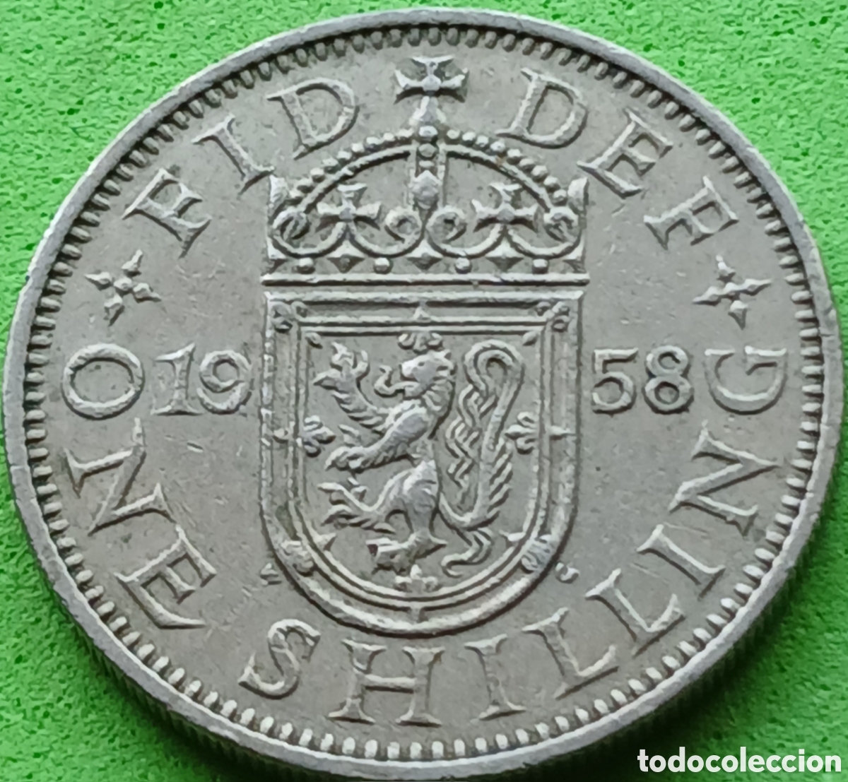 Monedas antiguas de Europa: Reino Unido one shilling 1958 km#905