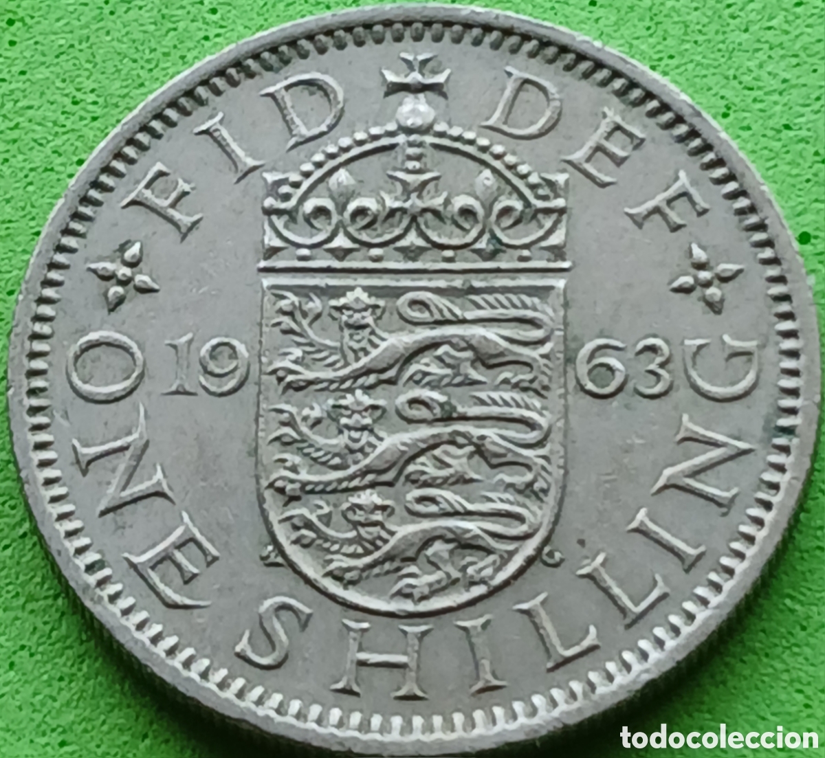 Monedas antiguas de Europa: Reino Unido one shilling 1963 km#904