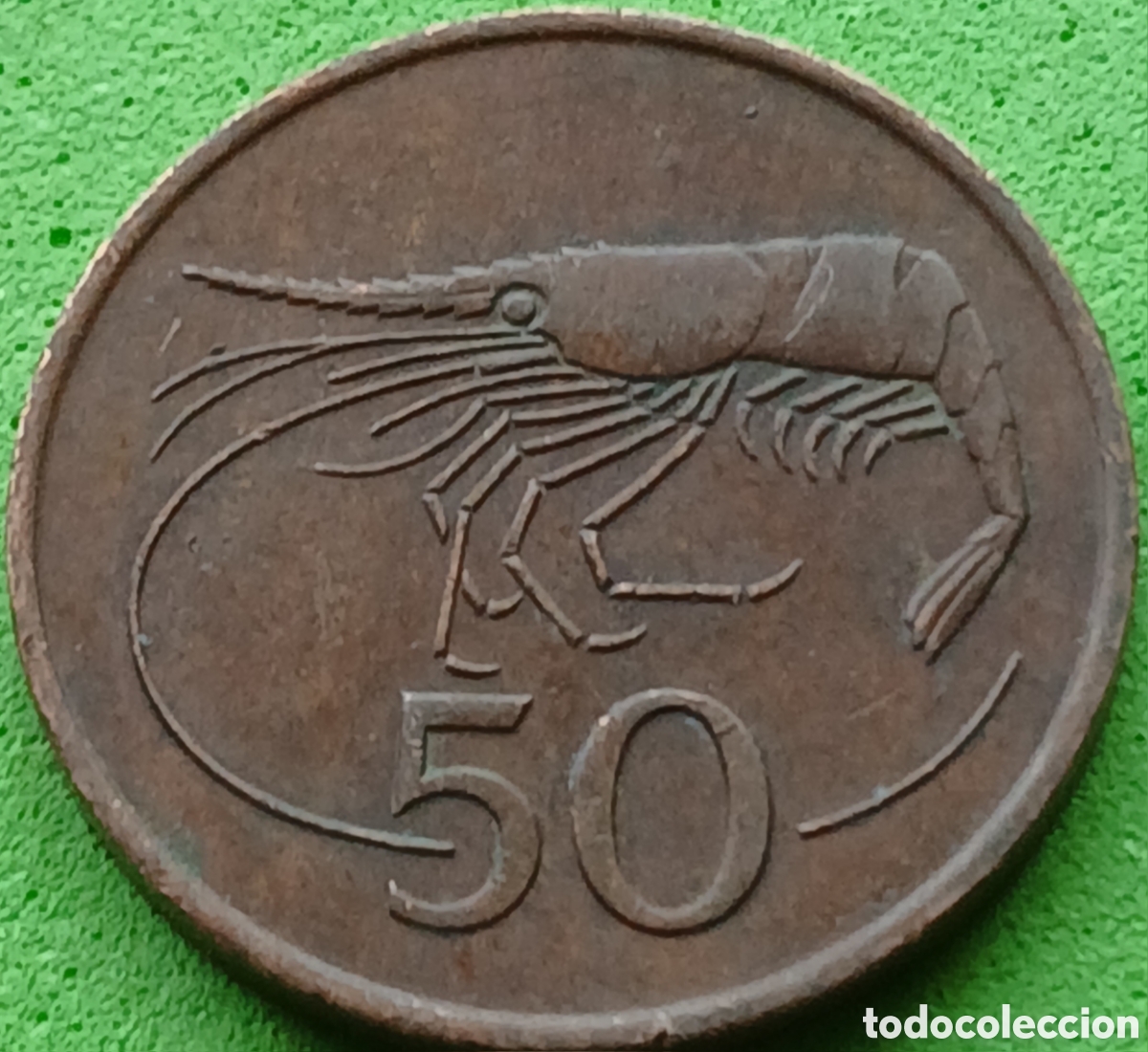 Monedas antiguas de Europa: Islandia 50 aurar 1981 km#26