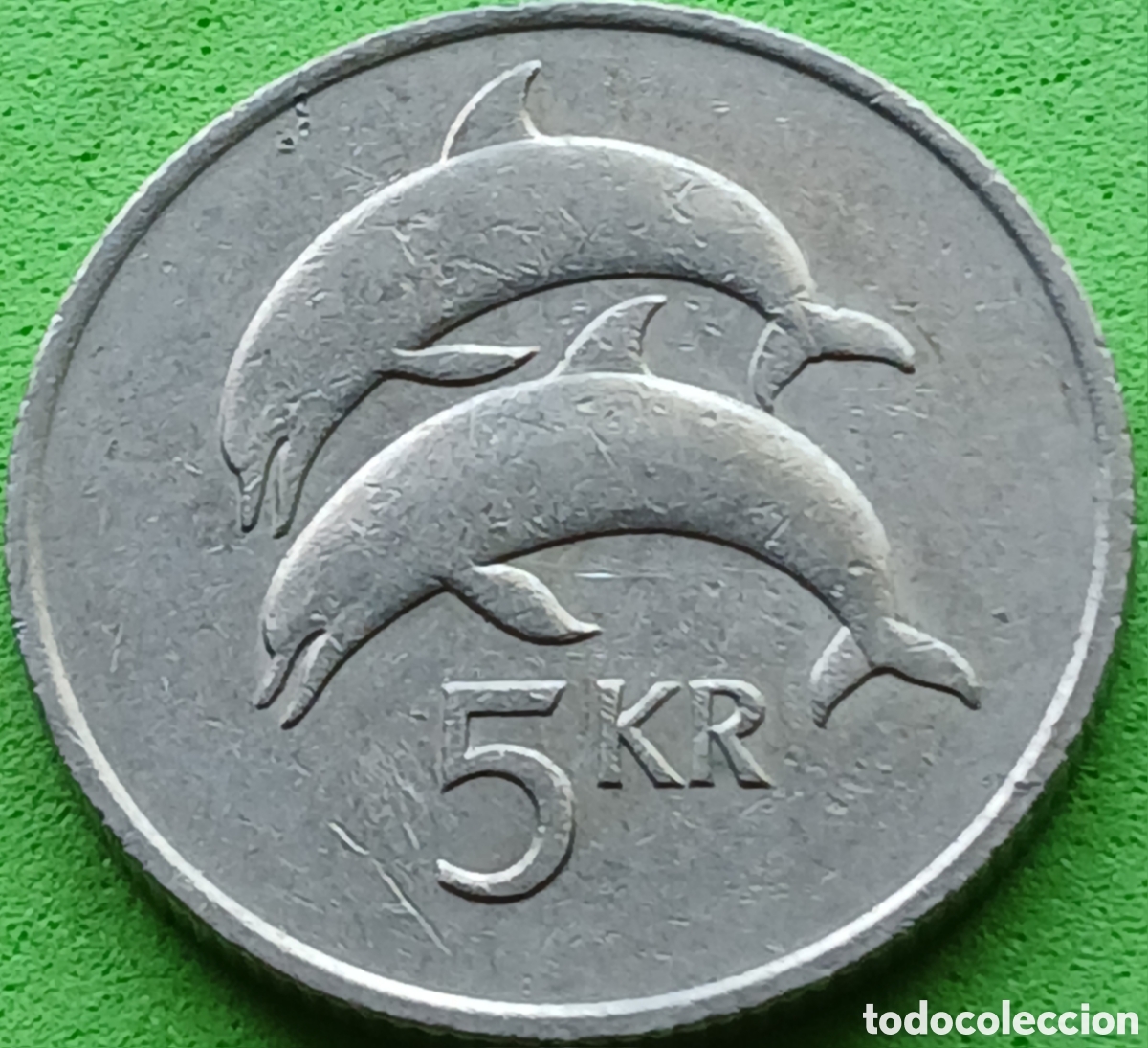 Monedas antiguas de Europa: Islandia 5 coronas 1981 km#28