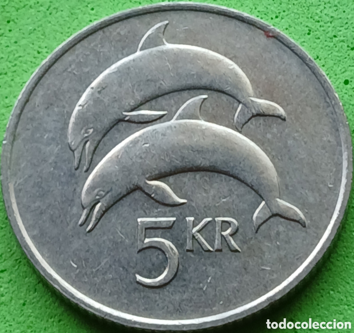 Monedas antiguas de Europa: Islandia 5 coronas 1987 km#28
