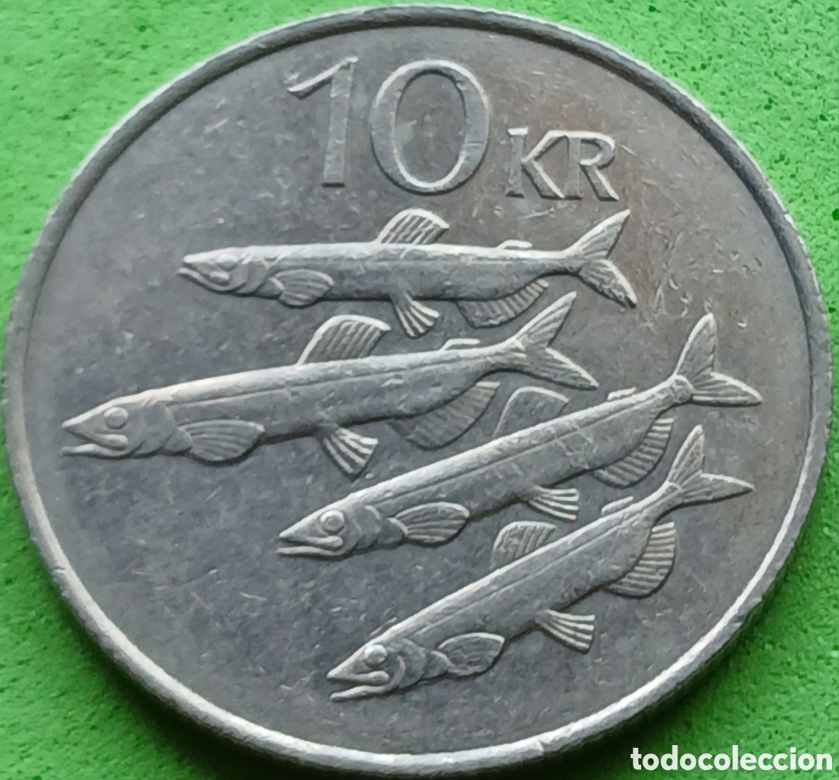 Monedas antiguas de Europa: Islandia 10 coronas 1984 km#29.1