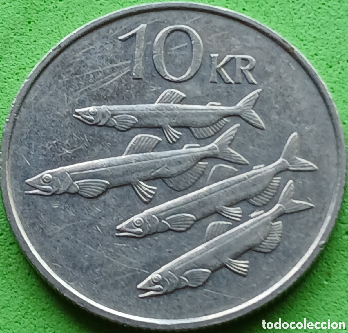 Monedas antiguas de Europa: Islandia 10 coronas 1987 km#29.1