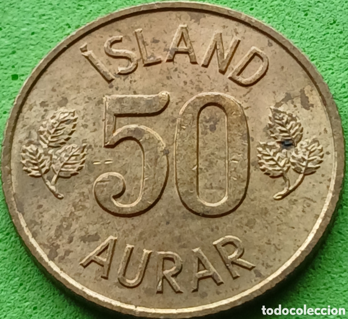 Monedas antiguas de Europa: Islandia 50 aurar 1971 km#17