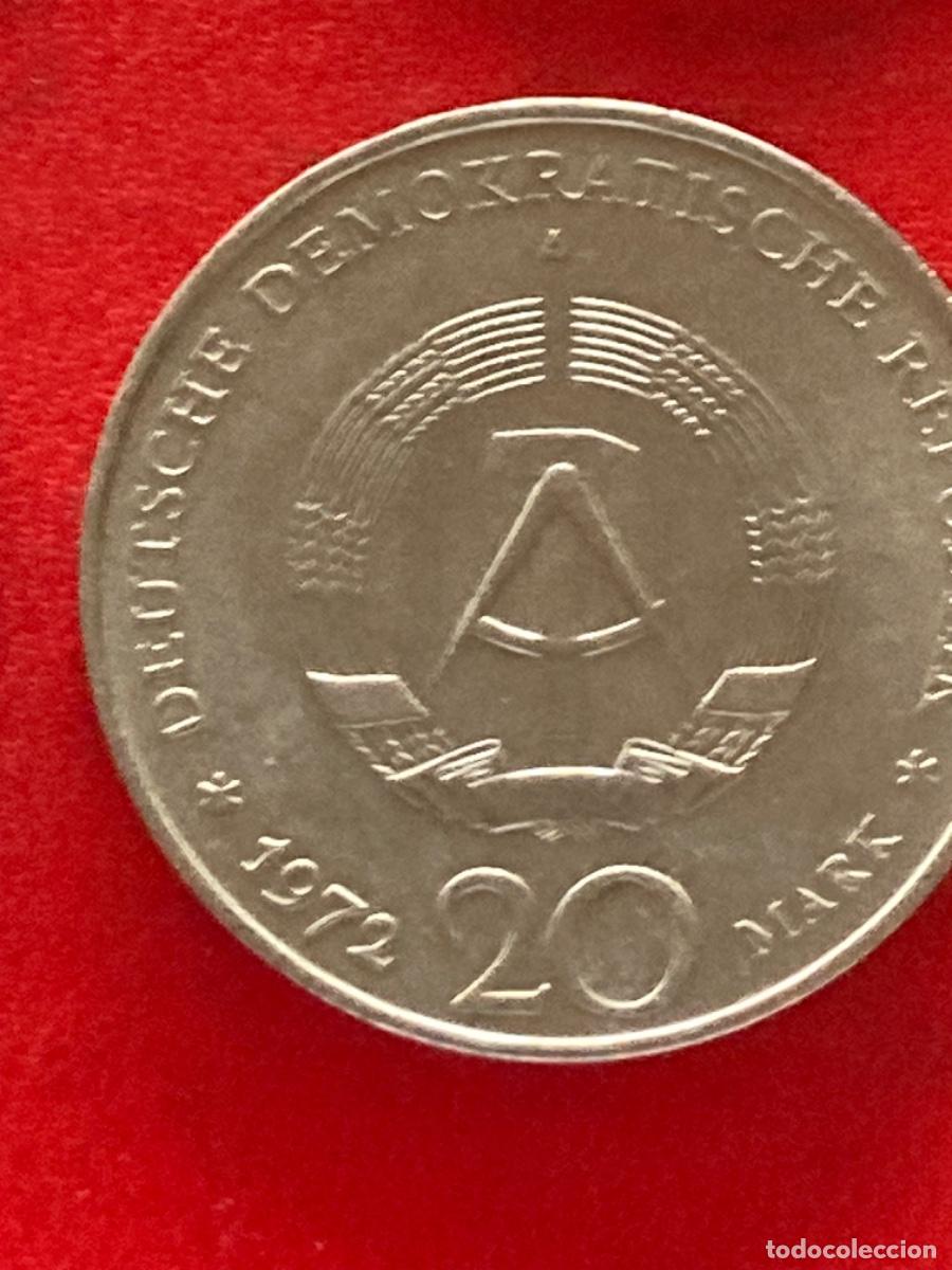 Monedas antiguas de Europa: M&uuml;nze M&uuml;nzen Umlaufm&uuml;nze Gedenkm&uuml;nze Deutschland DDR 20 Mark 1972 Wilhelm Pieck