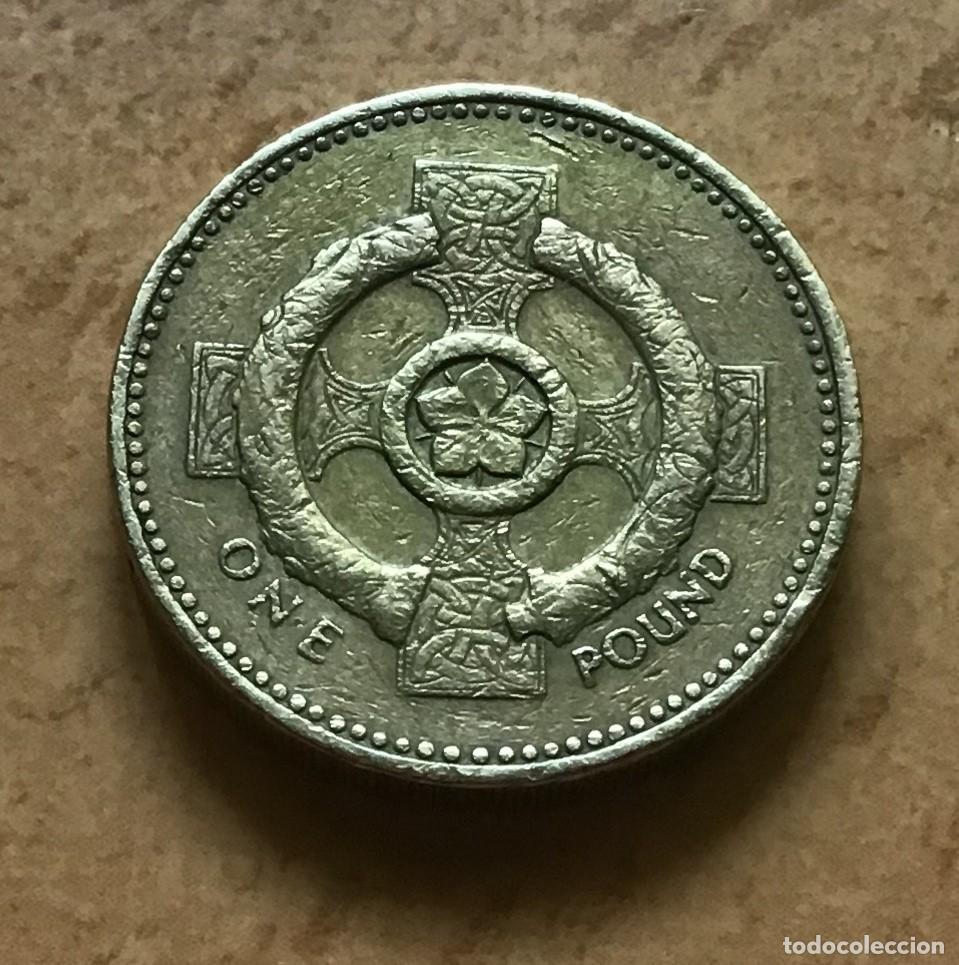 Monedas antiguas de Europa: 1 libra de Reino Unido. A&ntilde;o 2001