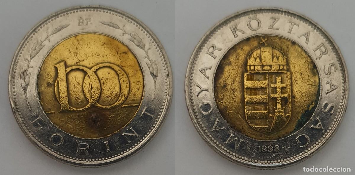 Monedas antiguas de Europa: Hungr&iacute;a 100 Forint 1996 - Tercera Rep&uacute;blica - KM#721