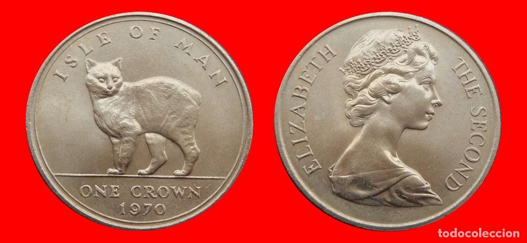 Monedas antiguas de Europa: 1 CORONA 1970 SIN CIRCULAR ISLA DE MAN-9258SC