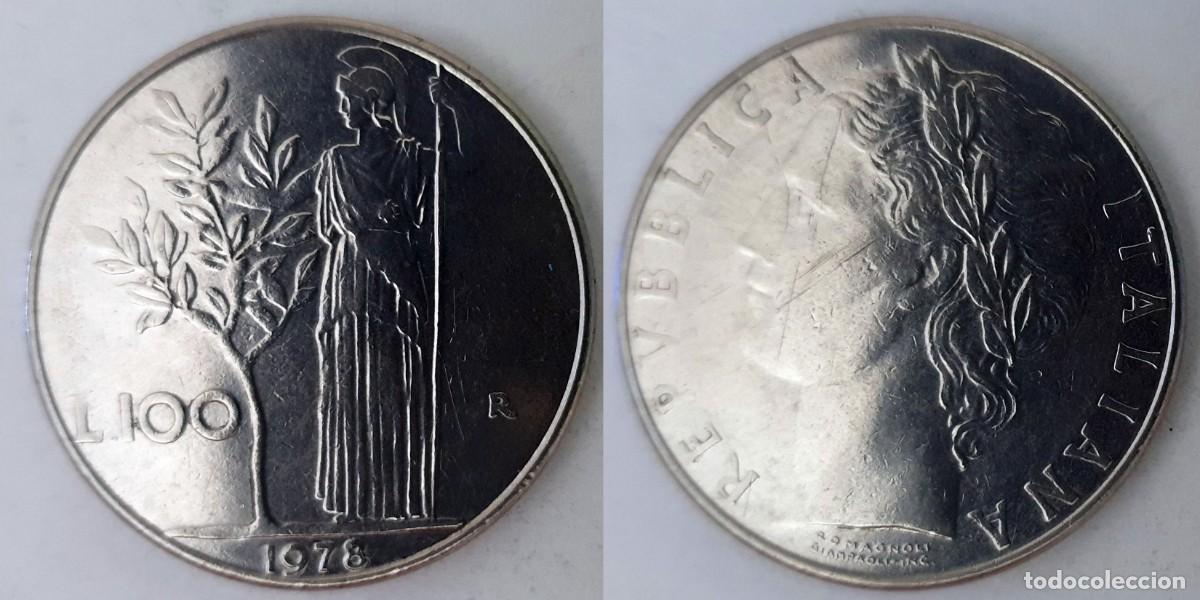 Monedas antiguas de Europa: Italia 100 Liras 1978 &ndash; KM#96.1