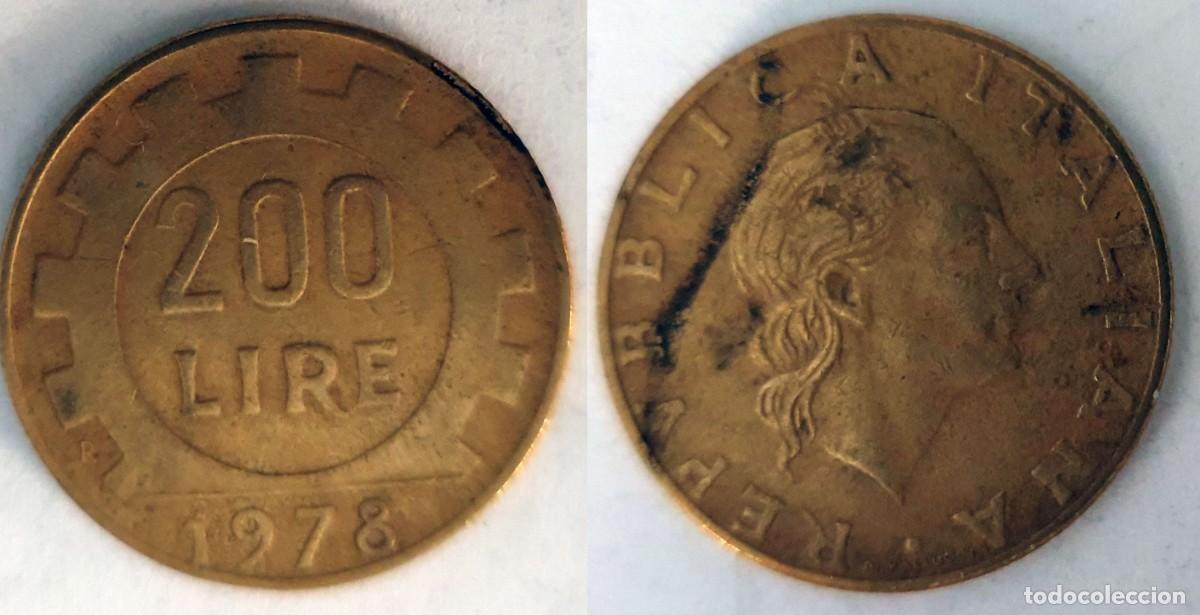 Monedas antiguas de Europa: Italia 200 Liras 1978 &ndash; KM#105