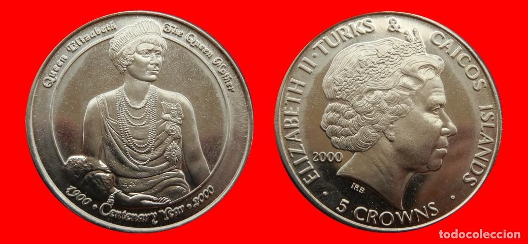 Monedas antiguas de Europa: 5 CORONAS 2000 SIN CIRCULAR ISLAS TURCAS Y CAICOS-9271SC