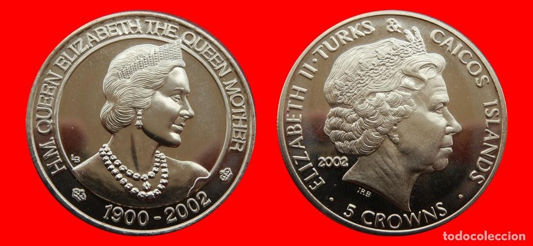 Monedas antiguas de Europa: 5 CORONAS 2002 SIN CIRCULAR ISLAS TURCAS Y CAICOS-9272SC