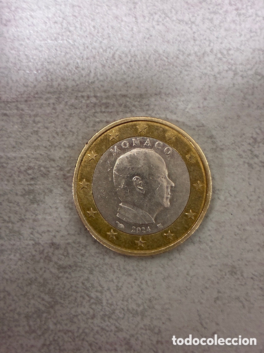 Monedas antiguas de Europa: 1 euro Monaco 2024 Circulada