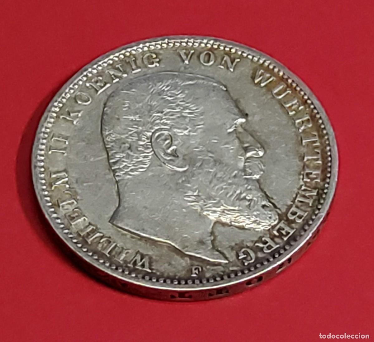 Monedas antiguas de Europa: 3 MARCOS DE PLATA DE ALEMANIA DEL A&Ntilde;O 1909-F.CASI SIN CIRCULAR