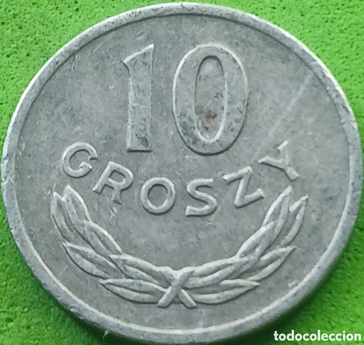 Monedas antiguas de Europa: Polonia 10 groszy 1973 Y#AA47 ceca &rdquo;MW&rdquo;