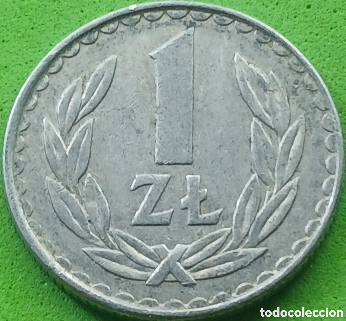 Moedas antigas da Europa: Polonia 1 zloty 1982 Y#49.1