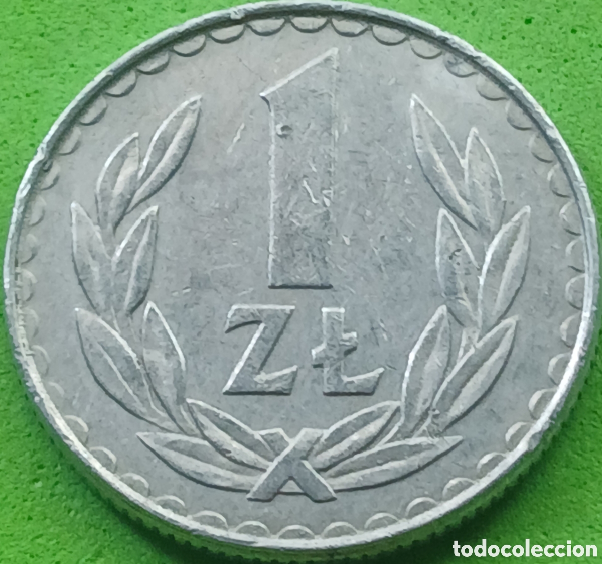 Moedas antigas da Europa: Polonia 1 zloty 1984 Y#49.1