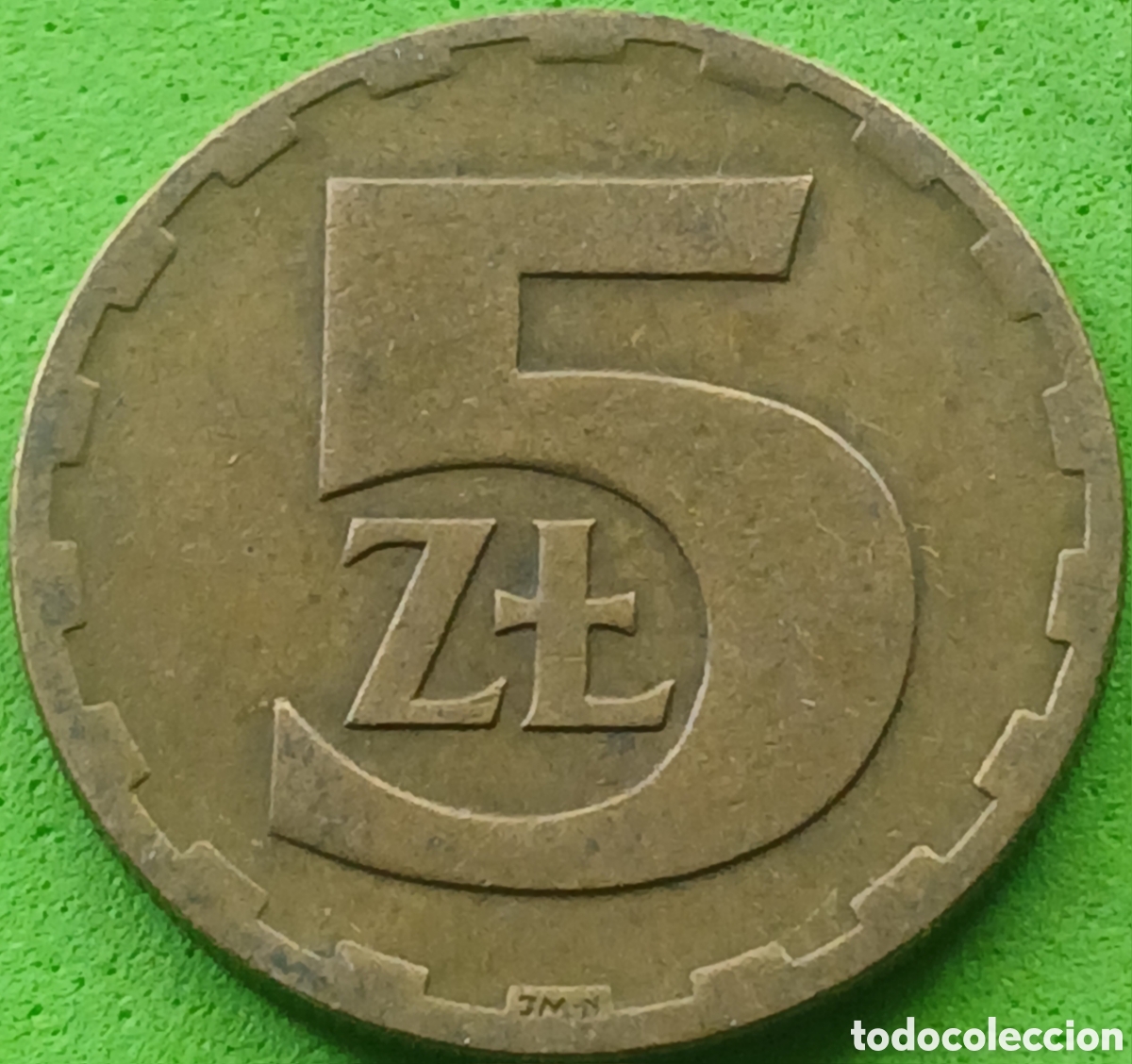 Monedas antiguas de Europa: Polonia 5 zlotych 1977 Y#81.1