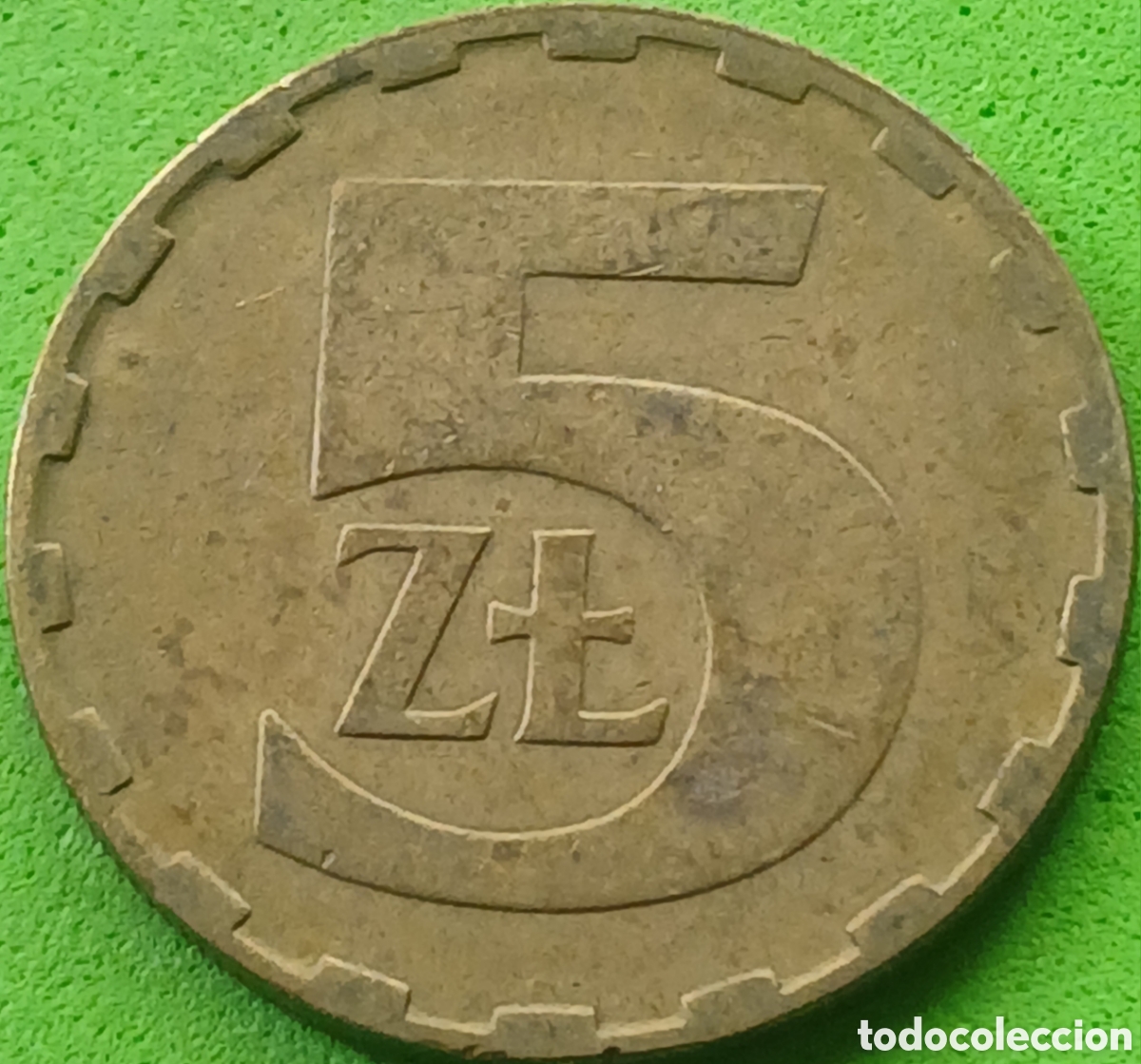 Monedas antiguas de Europa: Polonia 5 zlotych 1986 Y#81.2