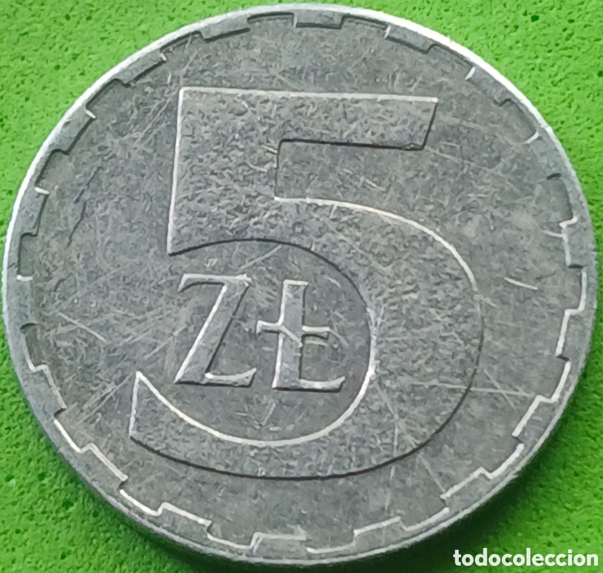 Monedas antiguas de Europa: Polonia 5 zlotych 1990 Y#81.3