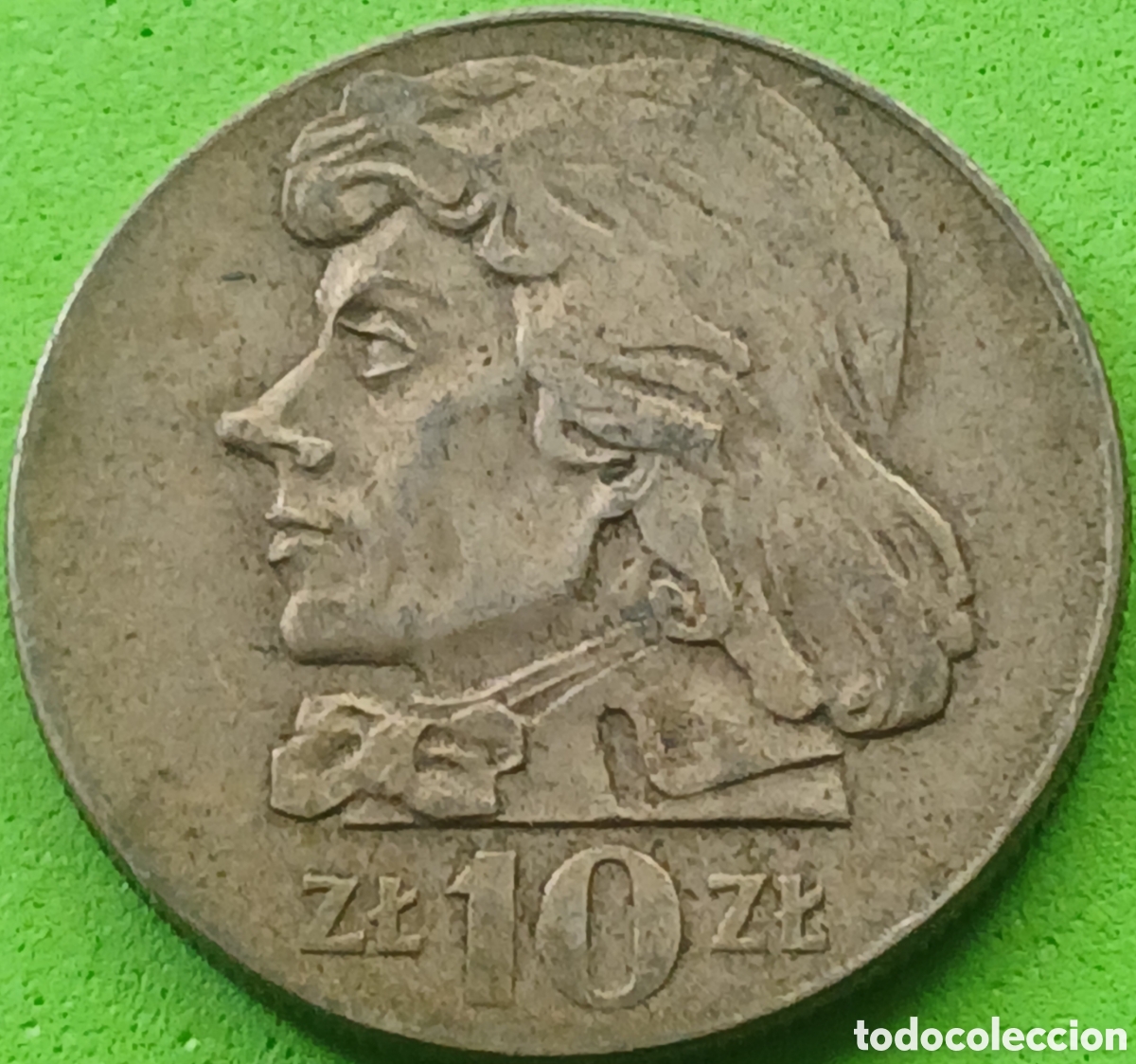 Monedas antiguas de Europa: Polonia 10 zlotych 1972 Y#50a