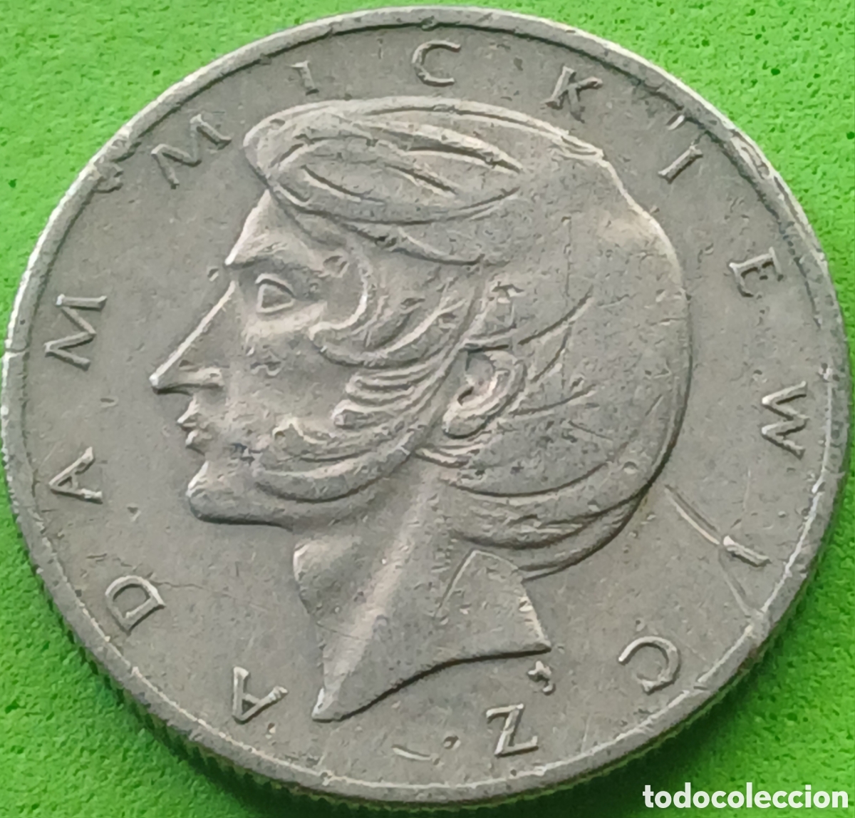 Monedas antiguas de Europa: Polonia 10 zlotych 1976 Y#74 Adam Mickiewicz