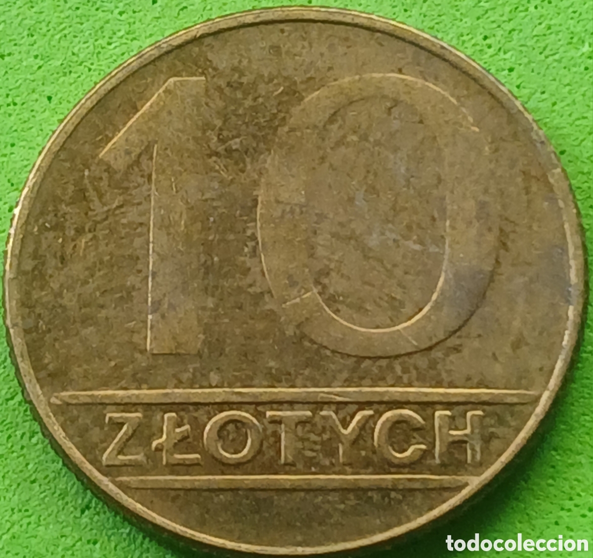 Monedas antiguas de Europa: Polonia 10 zlotych 1989 Y#152.2